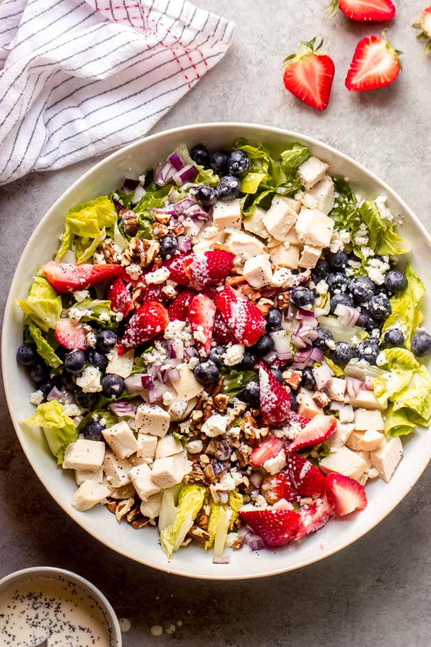 strawberry poppyseed chicken salad