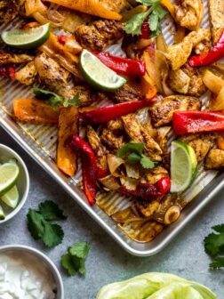 oven baked chicken fajitas