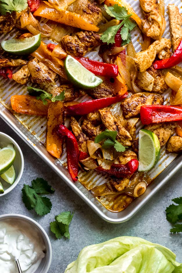 Chicken fajitas