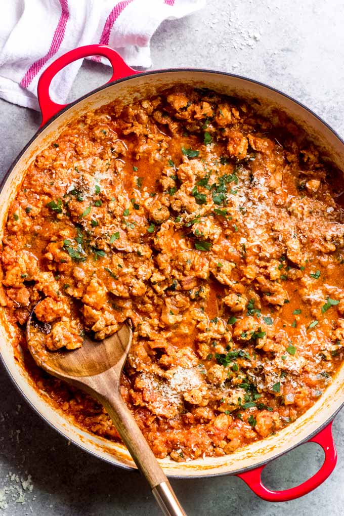 sausage bolognese sauce