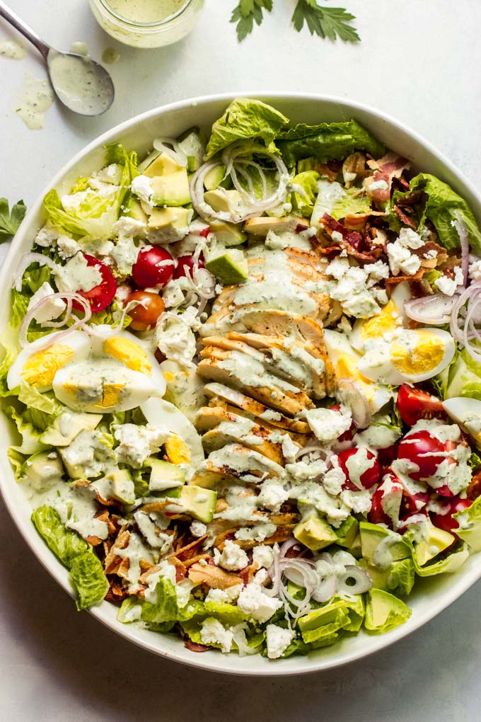 green goddess salad recipe with chicken