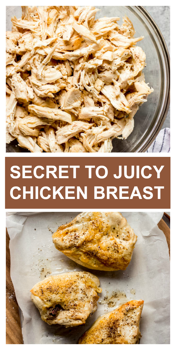 shredded bone in chicken breast