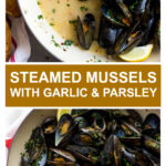 mussels with garlic and parsley