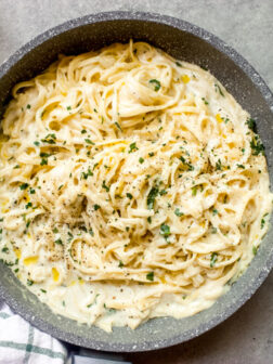 garlic cream sauce recipe