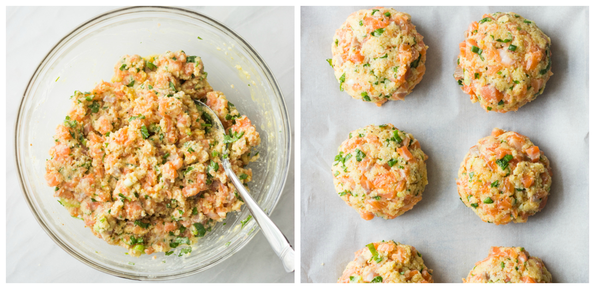 raw salmon patties 