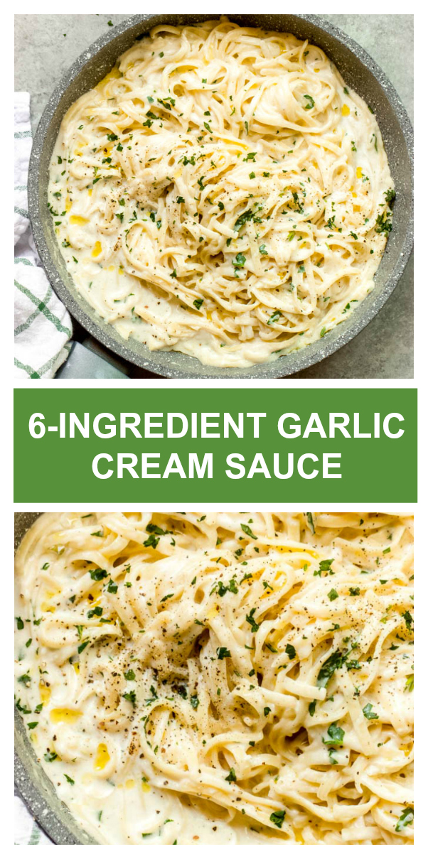 easy garlic cream sauce