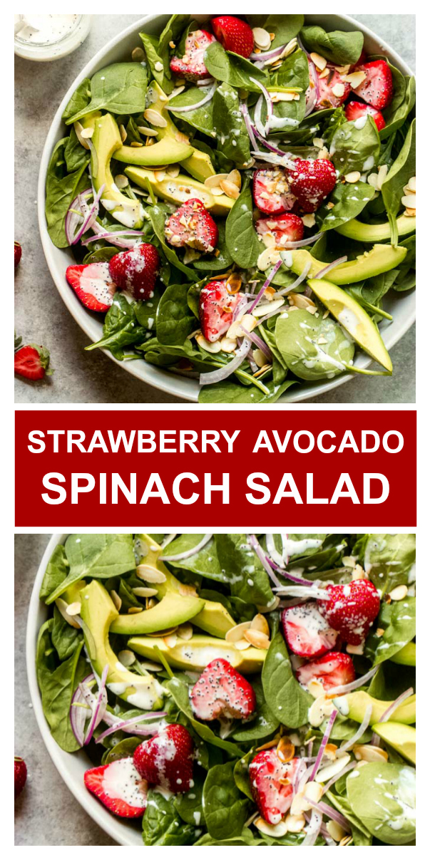 Strawberry Avocado Salad - Little Broken
