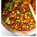 chili with black beans and quinoa