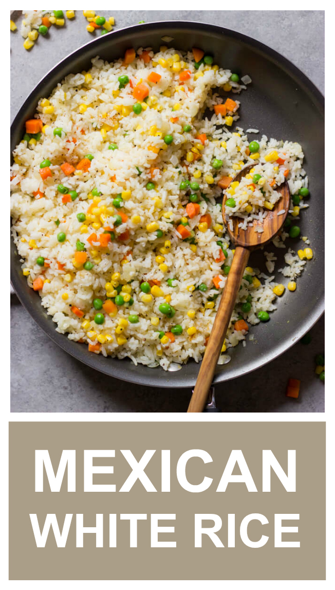 6Ingredient Mexican White Rice Little Broken
