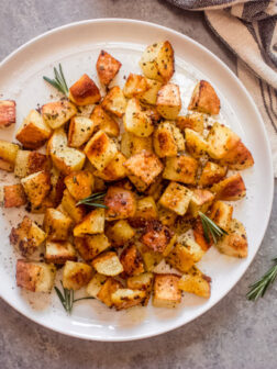 garlic and rosemary potatoes
