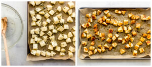 Extra-Crispy Rosemary Garlic Potatoes - Little Broken