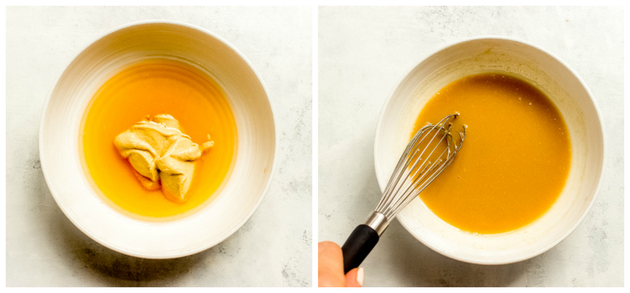 honey mustard sauce in a bowl