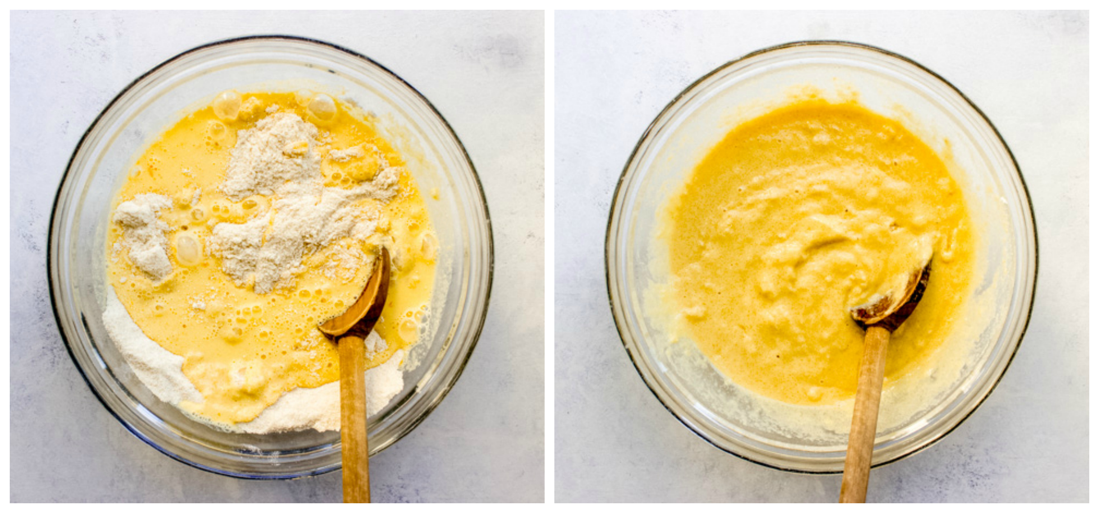 cake batter in a bowl