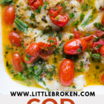 cod with tomato herb butter