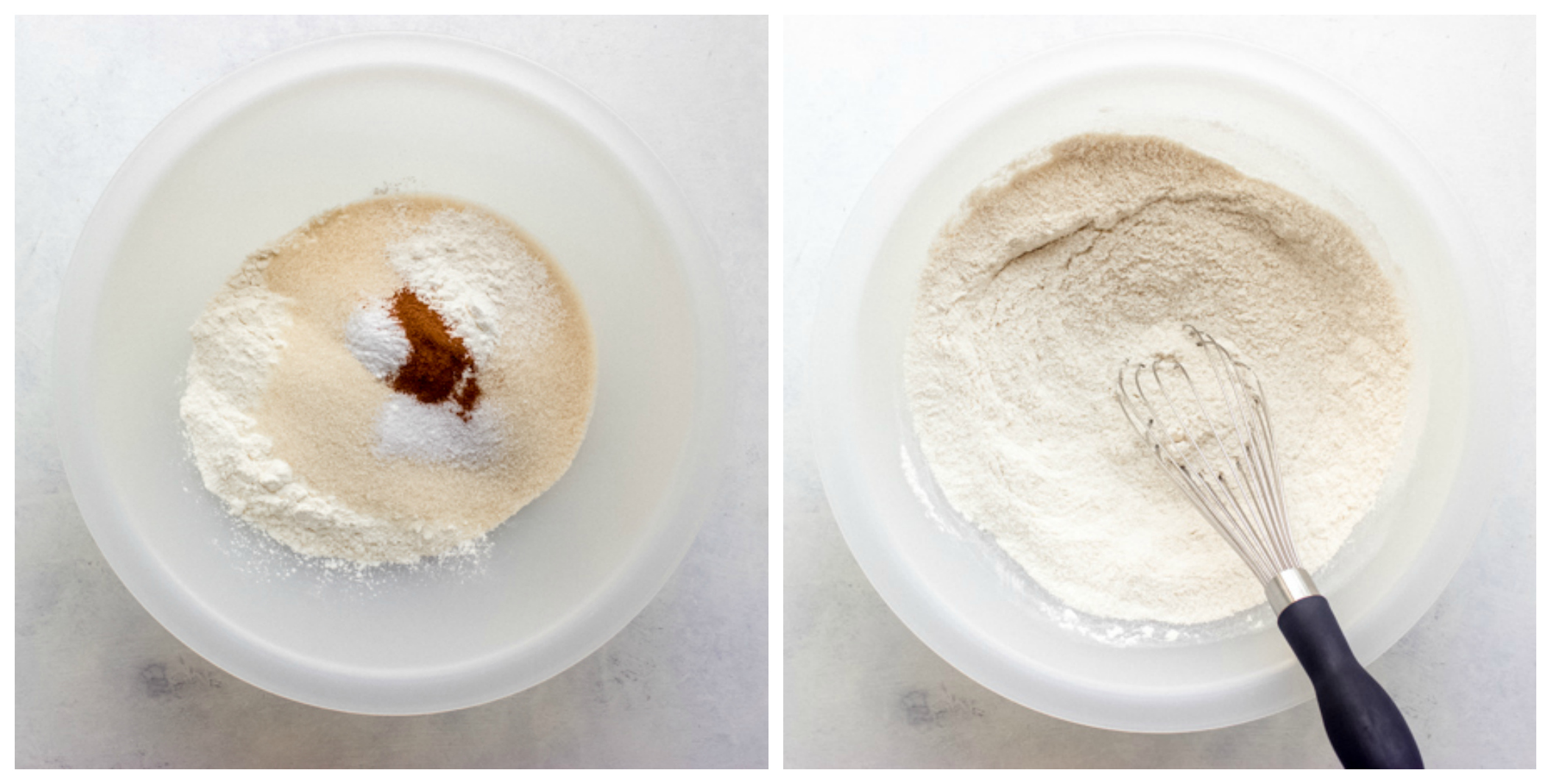 flour mixture in a bowl