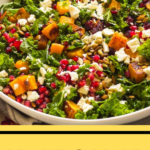 kale salad with pomegranate