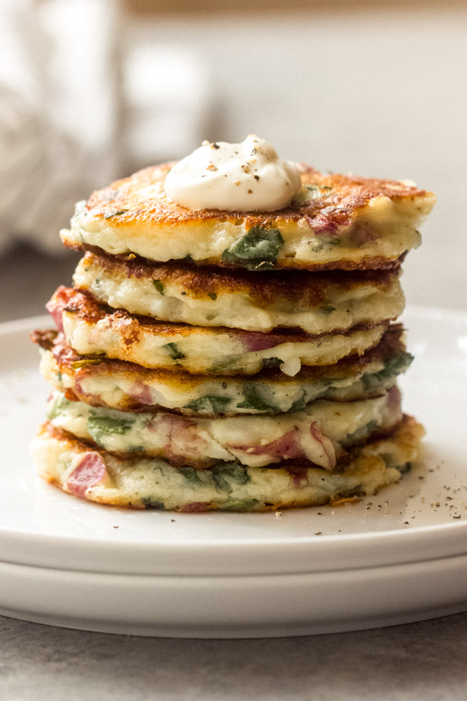 leftover mashed potato cakes