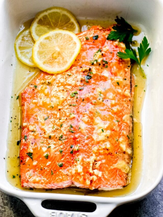 4-Ingredient Maple Mustard Salmon - Little Broken