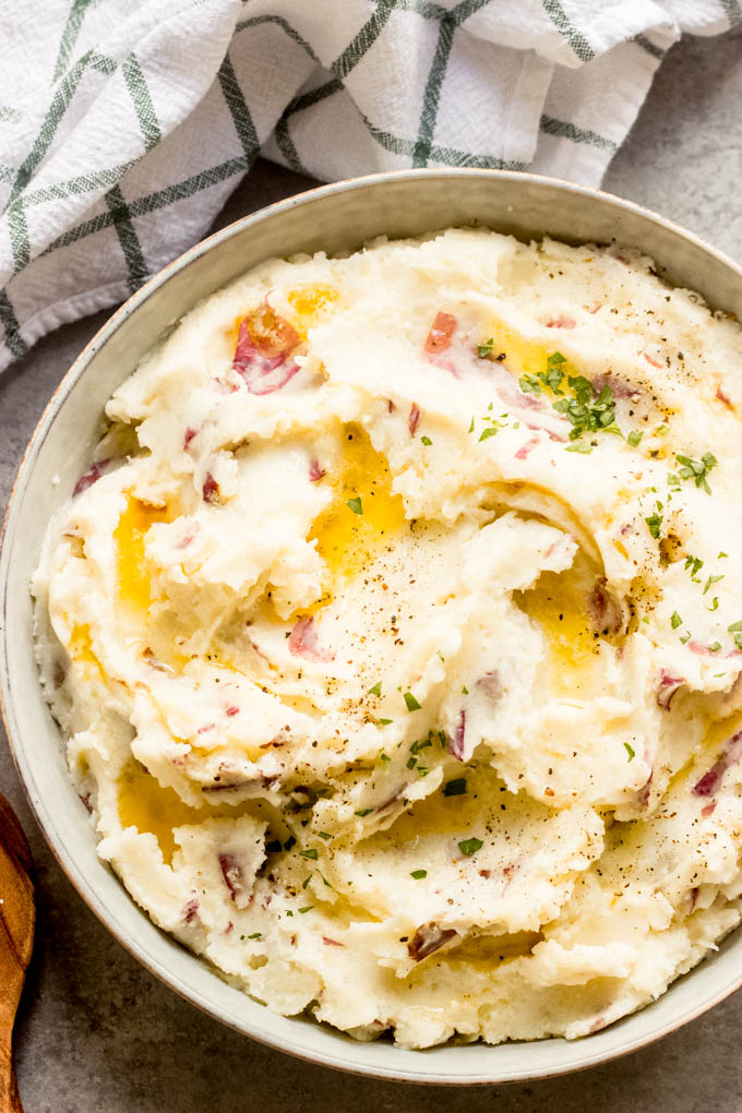 red skin mashed potatoes recipe