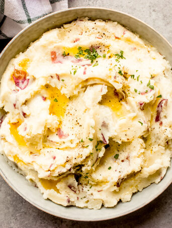 red skin mashed potatoes with cream cheese