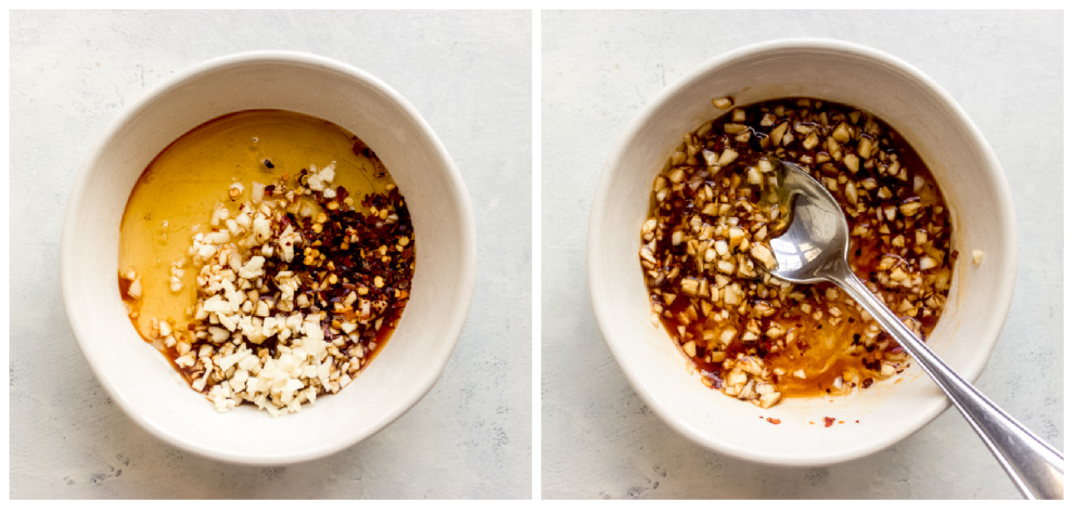 garlic mixture for green beans.