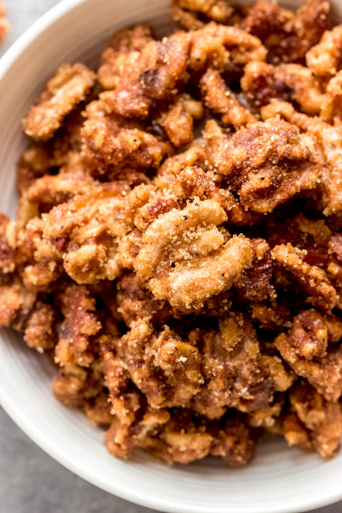 sweet and spicy walnuts recipe