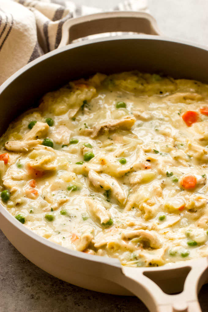 crustless chicken pot pie recipe