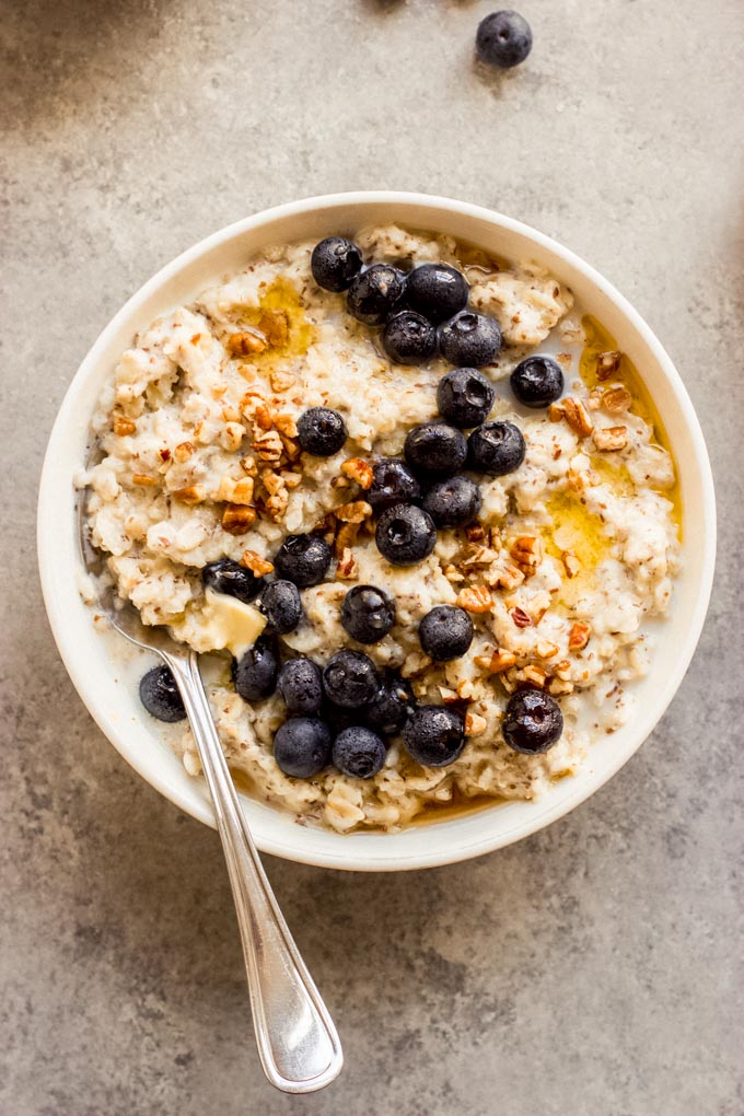 Flaxseed And Blueberry Oatmeal Little Broken flaxseed-and-blueberry-oatmeal-little-broken