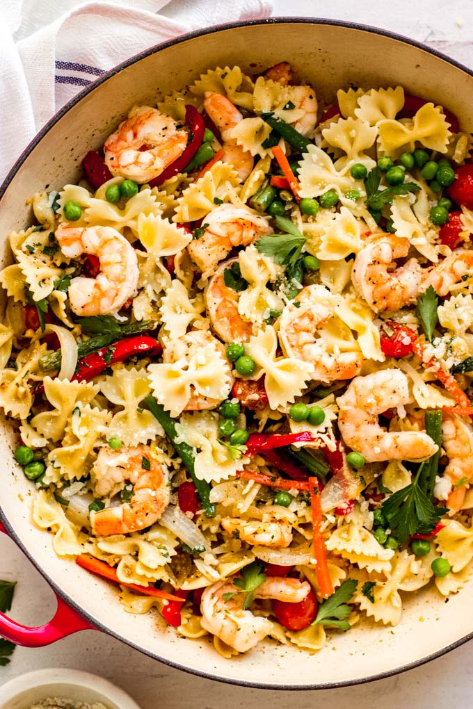 shrimp pasta primavera recipe