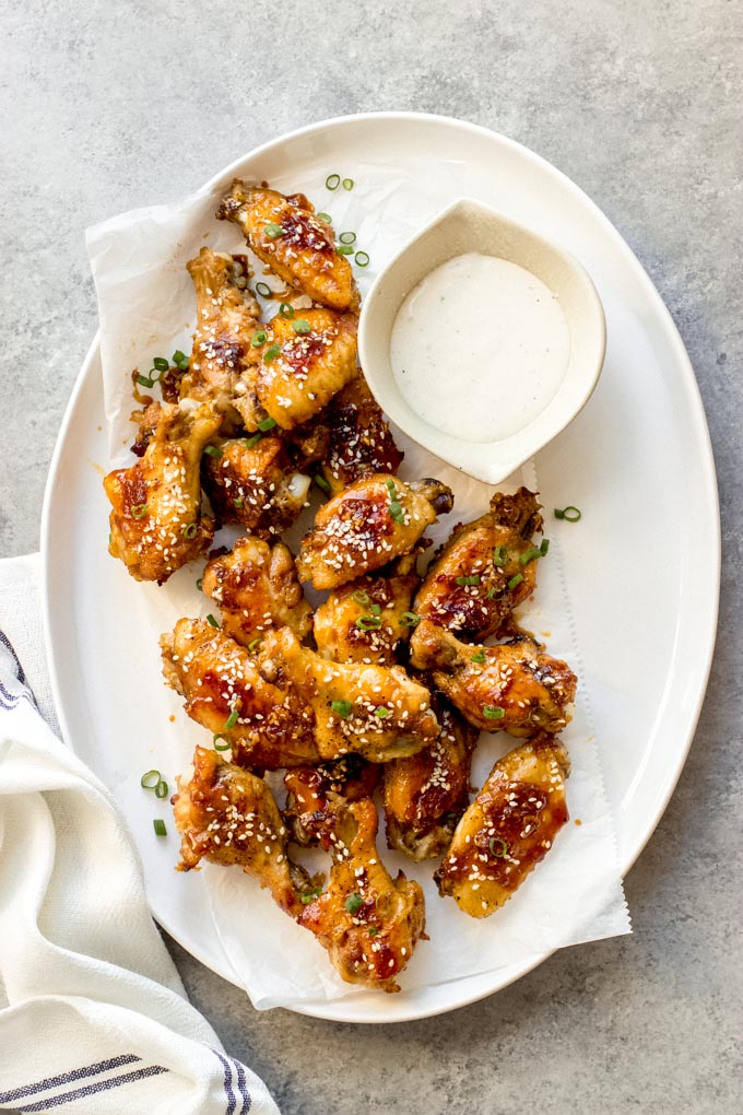 sesame chicken wings