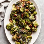 roasted broccoli with bacon