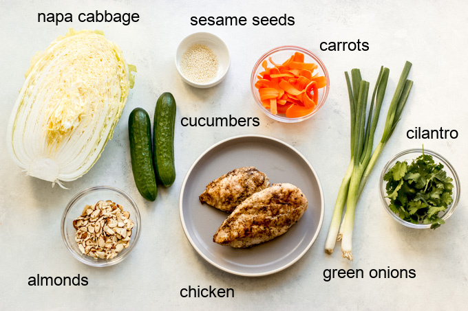 sesame chicken salad ingredients