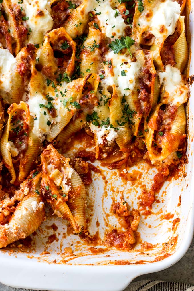 easy stuffed pasta shells