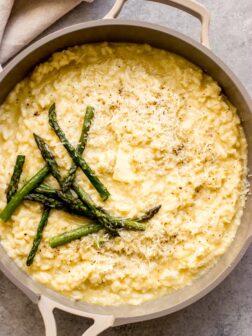 lemon asparagus risotto