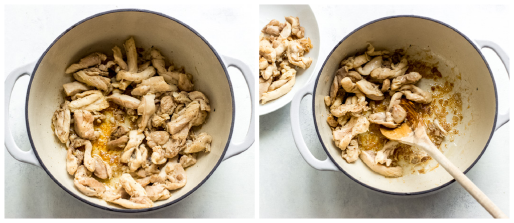 cooked chicken in a bowl