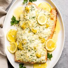 Artichoke and Spinach Roasted Salmon-image