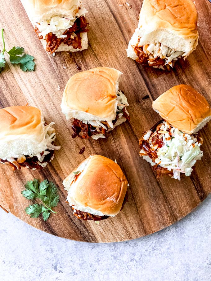 barbecue chicken sliders