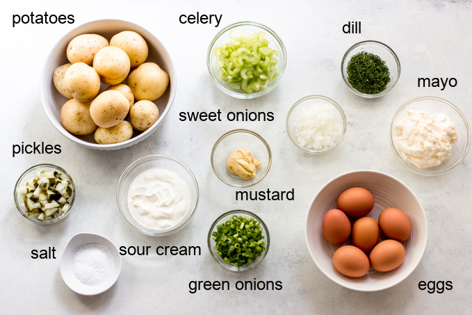 Sour Cream Dill Potato Salad Little Broken Sour Cream Dill Potato Salad Little Broken
