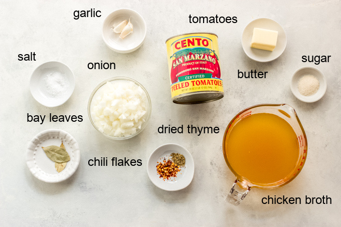 tomato soup ingredients