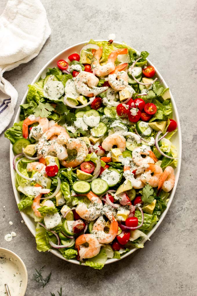 shrimp avocado salad