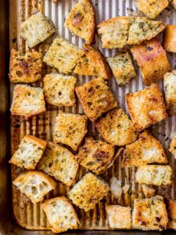 sourdough croutons