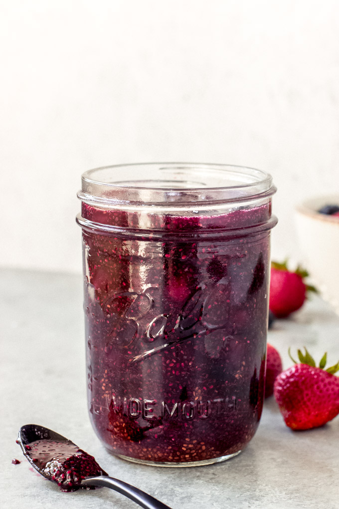 strawberry blueberry jam