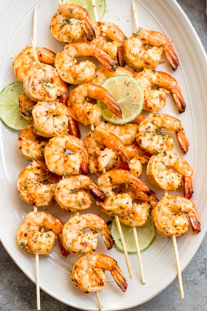 grilled garlic shrimp recipe