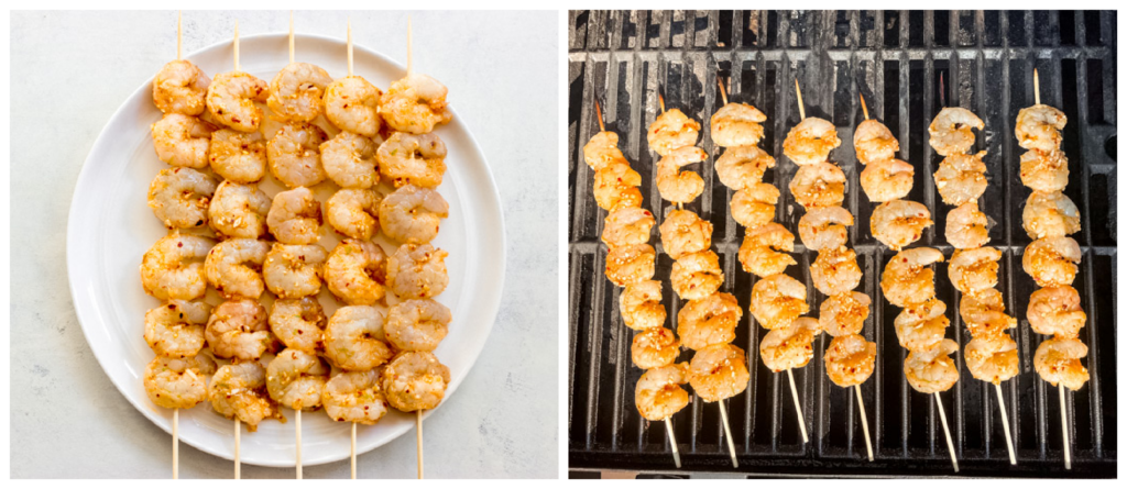 grilled shrimp skewers