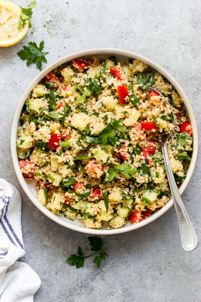 Tabbouleh with Quinoa - Little Broken