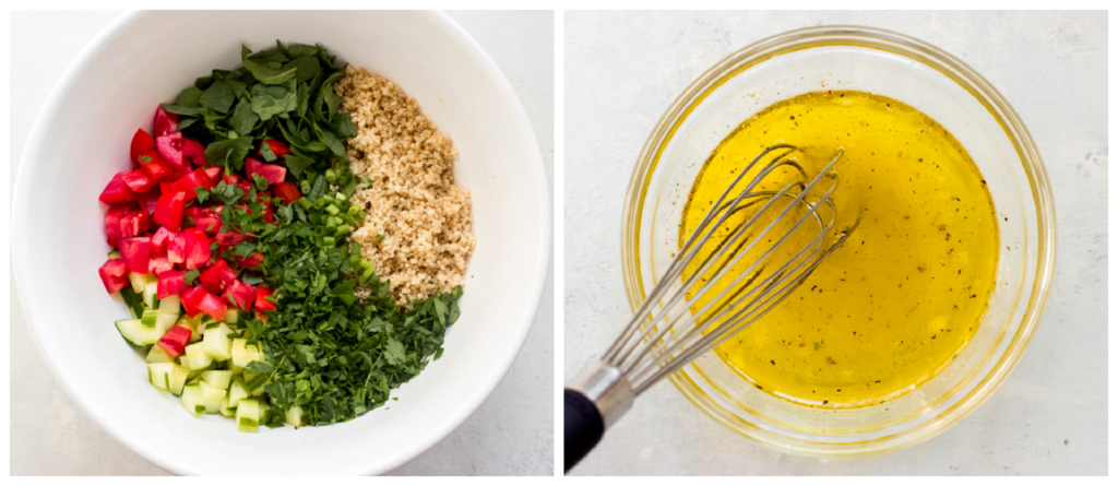 tabbouleh salad in a bowl