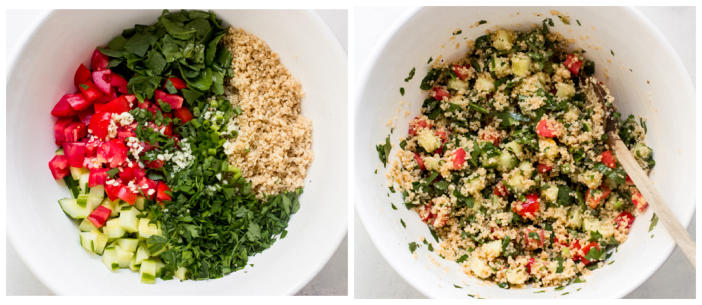 salad recipe in a bowl