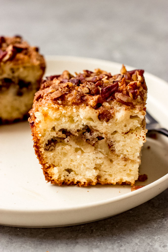 sour cream apple cake