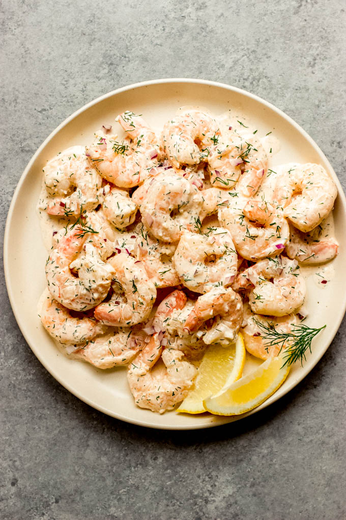 Easy Shrimp Salad Recipe - Little Broken