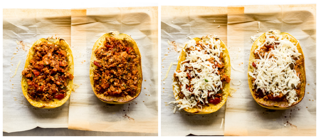 stuffed spaghetti squash mexican